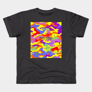 Gaymouflage - Out of the Closet Kids T-Shirt